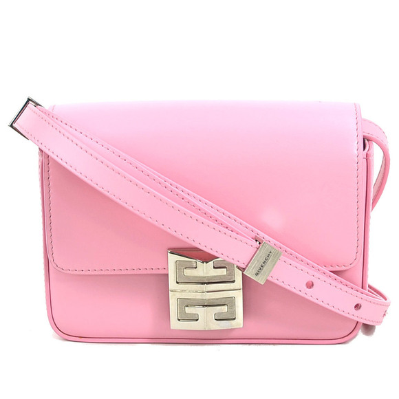 GIVENCHY Pink Leather Shoulder Bag - Picture 1 of 5